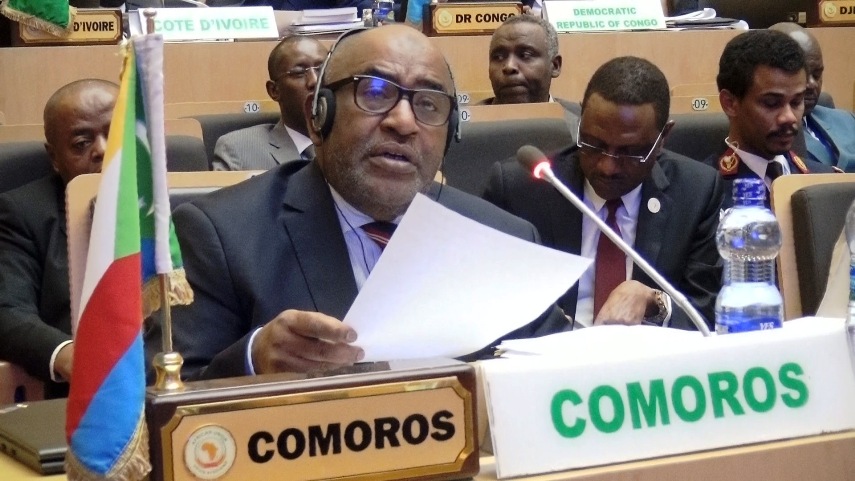 Intervention du Président Azali Assoumani  lors du Sommet des Chefs d’État et de Gouvernement de l'Union Africaine
